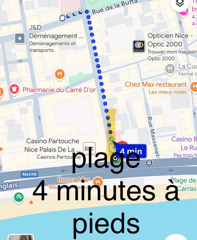 ניס Havre De Paix Au Coeur De La Ville, A Deux Pas Des Plages מראה חיצוני תמונה